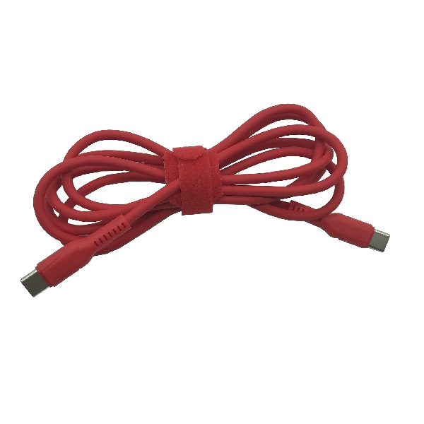 Câble USB-C rouge en silicone pour Pinecil